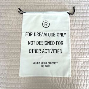 Golden Goose drawstring dust bag